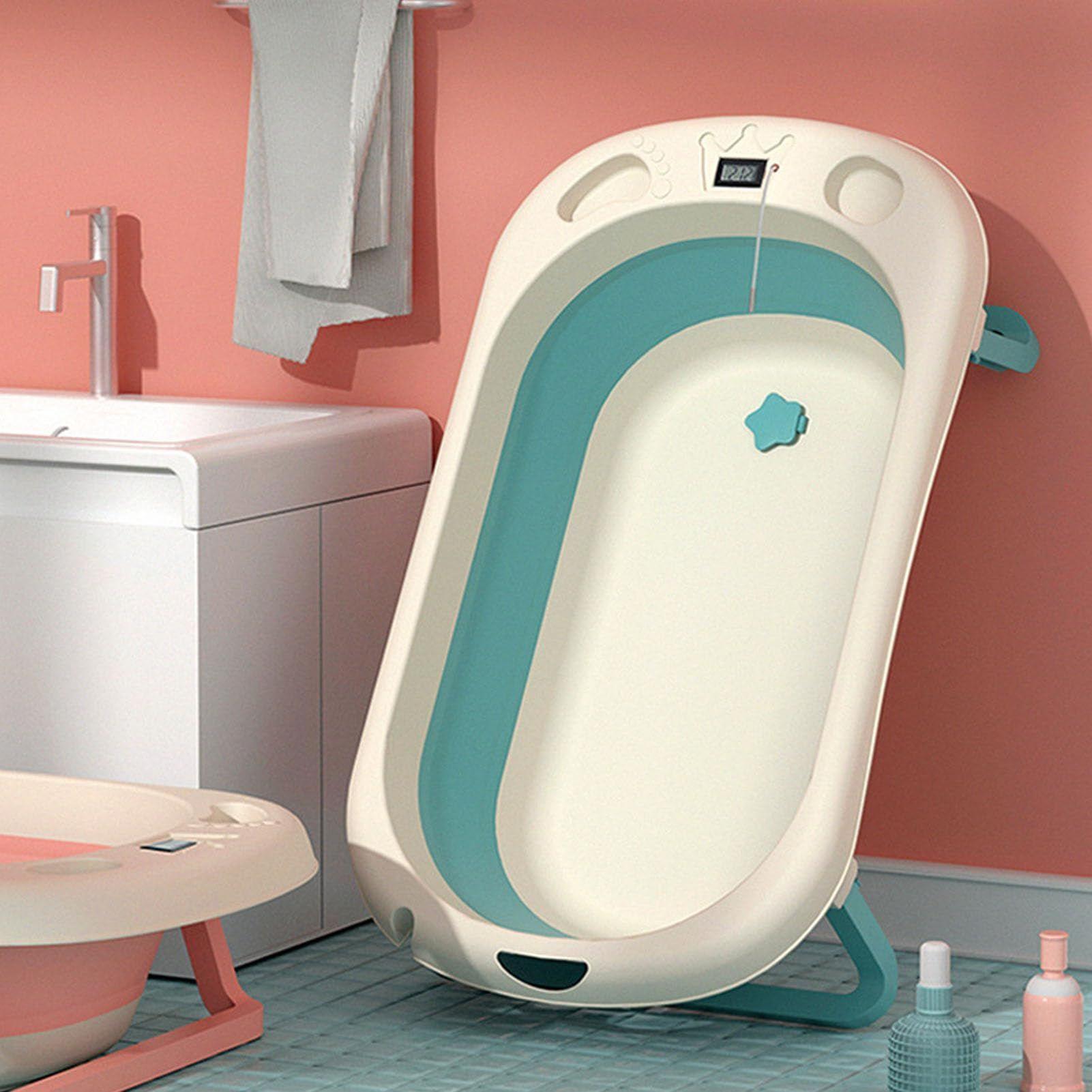 Bañera Plegable Bebé Base Estable Infantil Viajar Rondon-4
