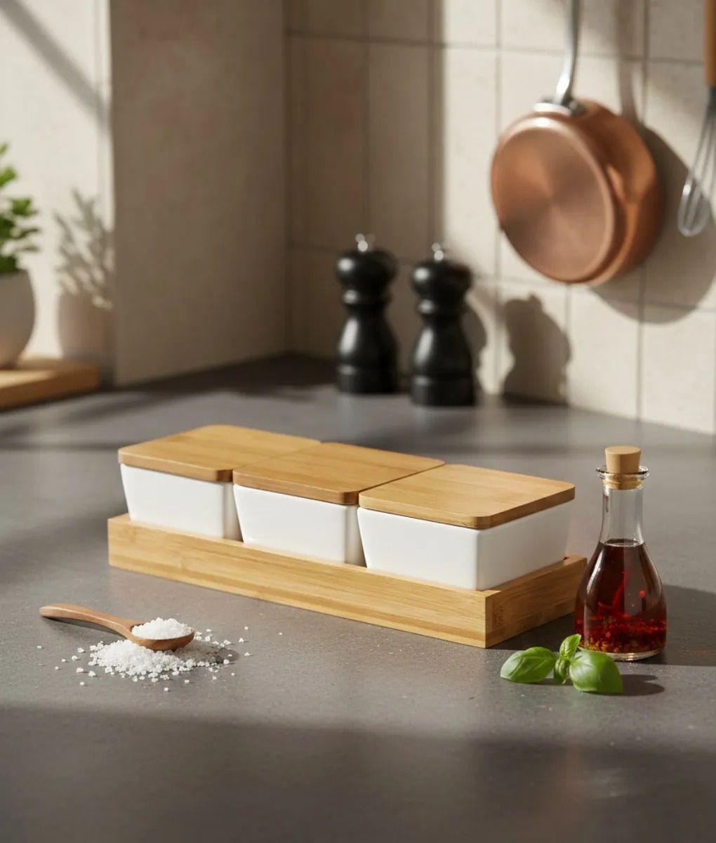 Set 3 Contenedores Organizadores Base Estilo Minimalista Jhn-7