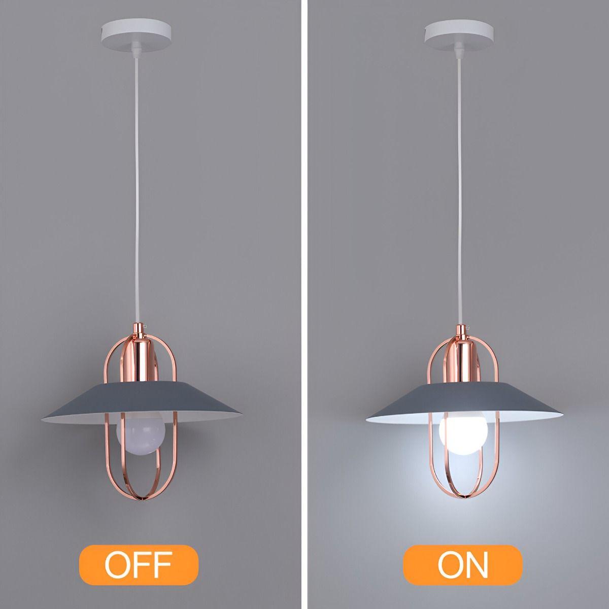 LÁMPARA COLGANTE Estilo Minimalista Moderno Techo Alto-3