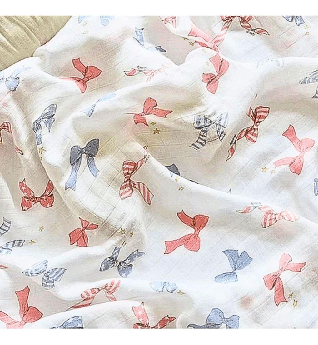 Set 2 Manta Muselina Comoda Suave Transpirable Niña Niño Lau-3