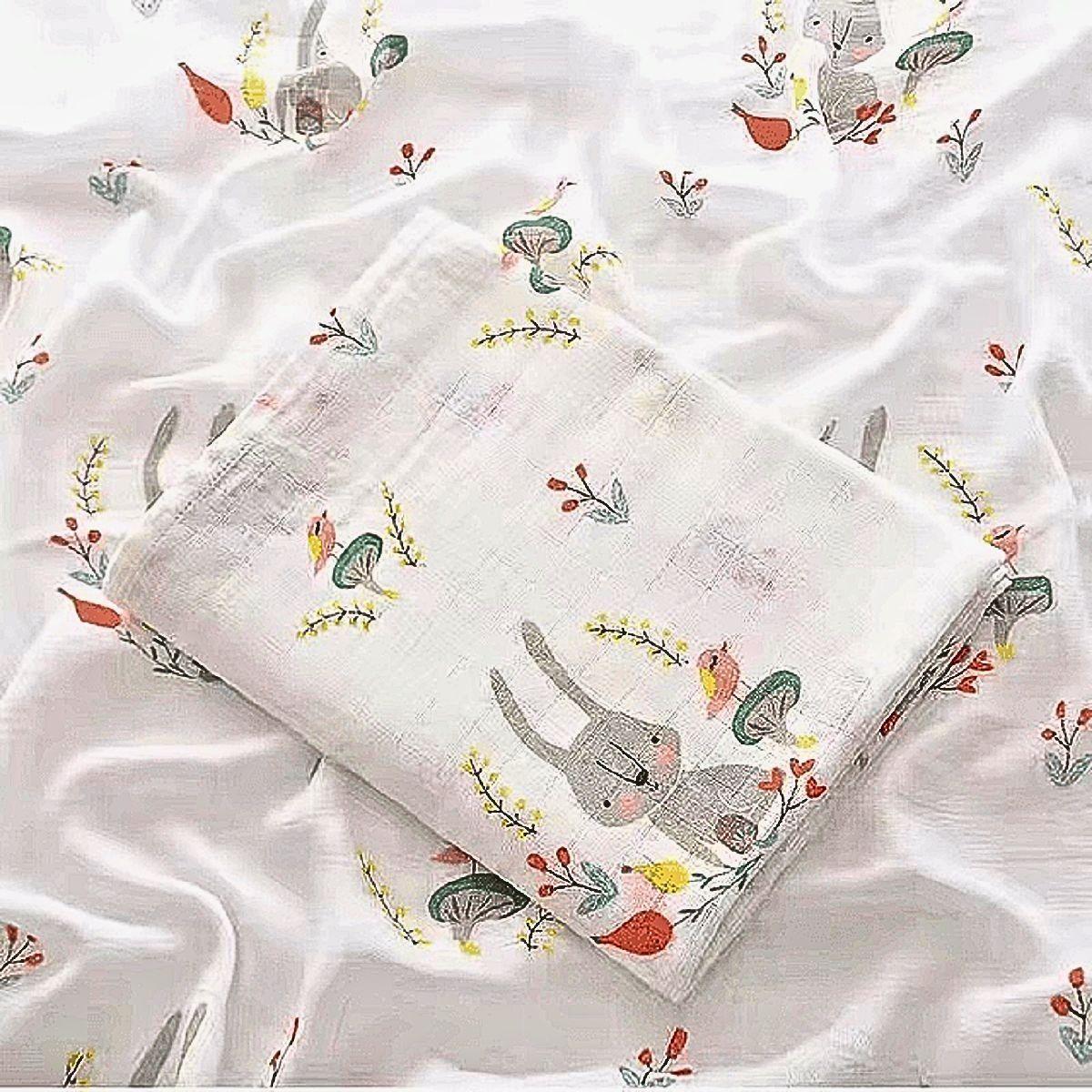 Set 2 Manta Muselina Comoda Suave Transpirable Niña Niño Lau-4