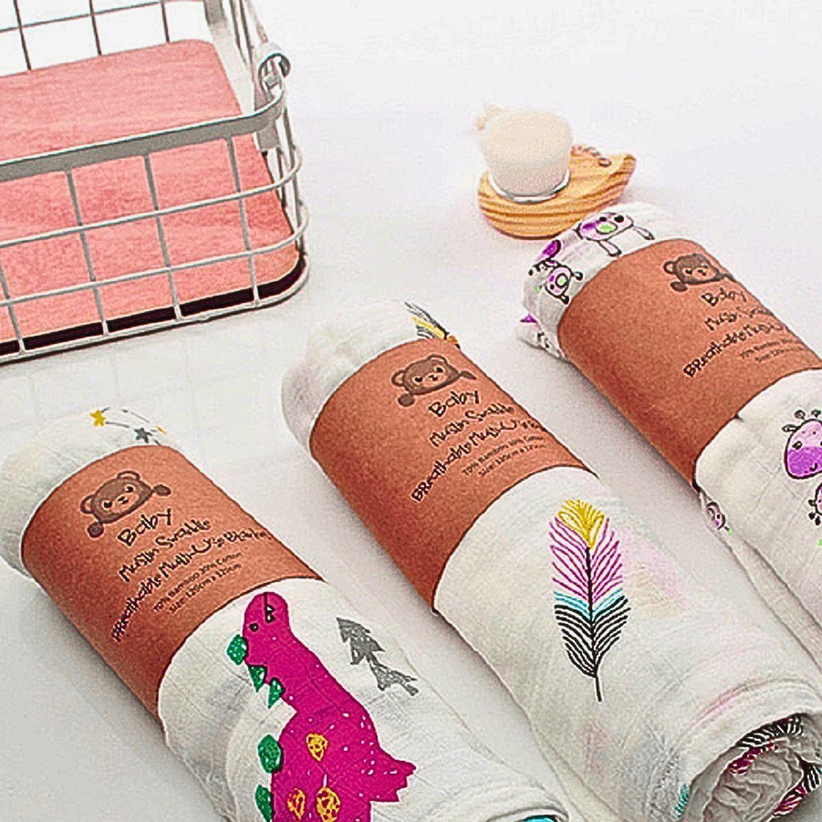 Set 2 Manta Muselina Comoda Suave Transpirable Niña Niño Lau-5