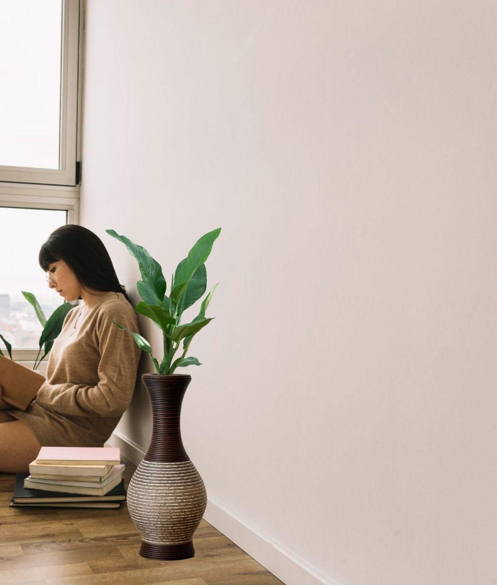 Florero Jarrón Decorativo Hogar Soporte Flores Alto 50cm Jhn-4