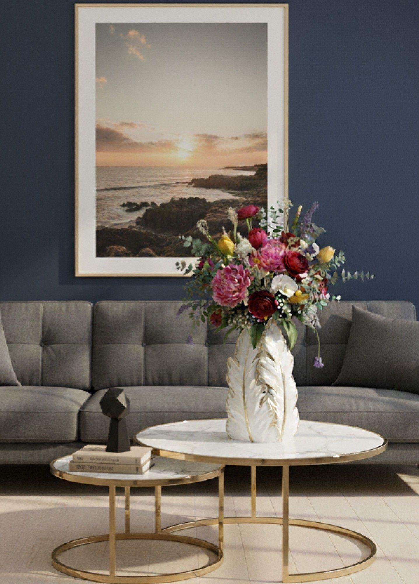 Florero Jarrón Decorativo Pluma Alada Adorno Moderno Jhn-7