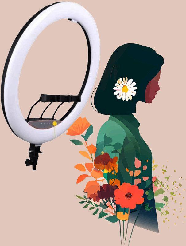 Aro Luz RGB Profesional Multicolor Ajustable Telefono Lau-7