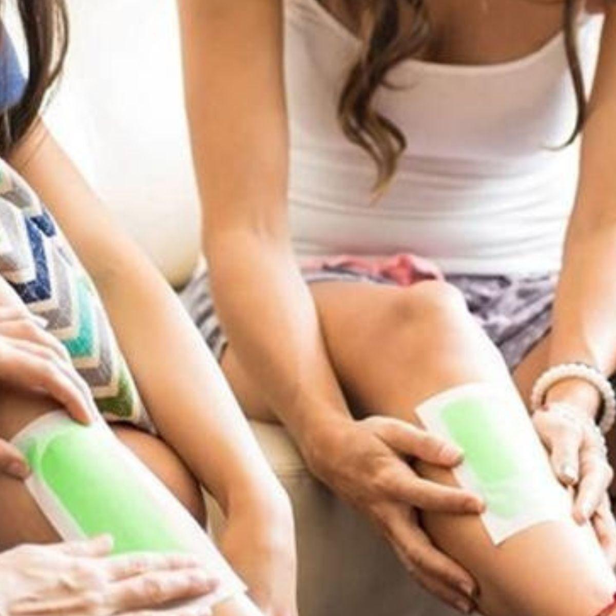 SET 4 BANDAS DEPILATORIAS DOBLE CARA PIERNAS SUAVE LAU-2