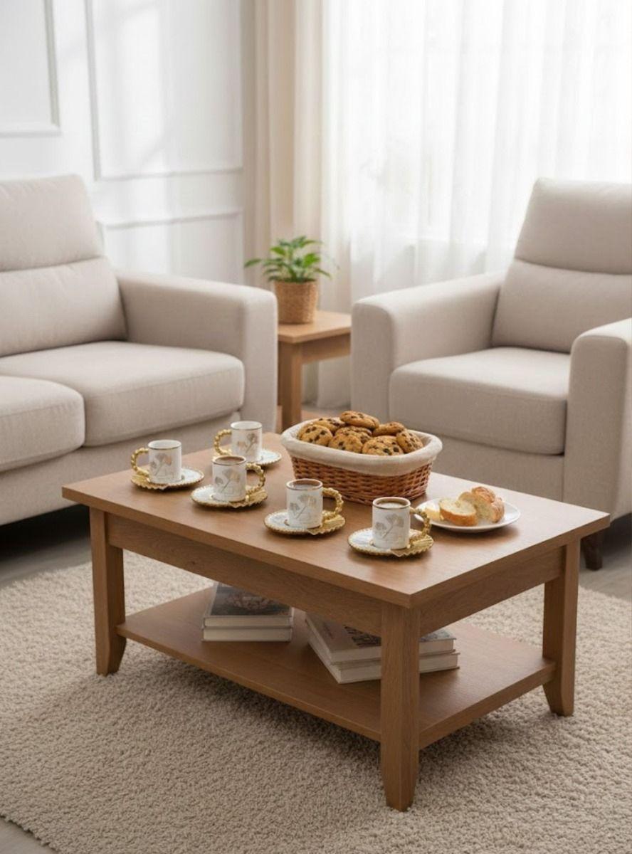 Juego Vajilla Set 6 Tazas Café Plato Decorado Adorno Jhn-5