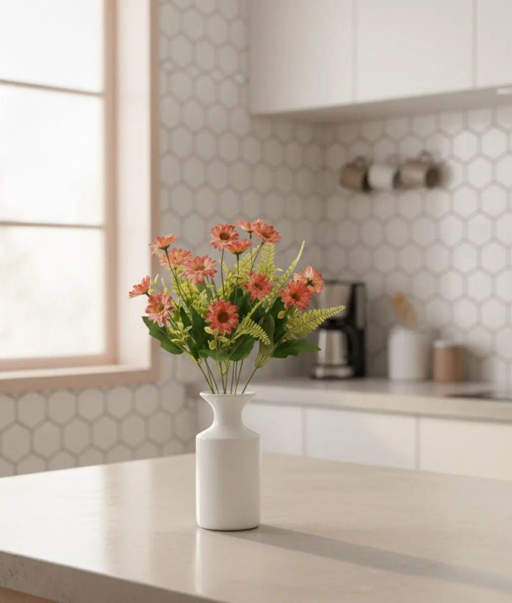 Set 4 Ramo Decorativo Artificial Flores Silvestres Jhn-8