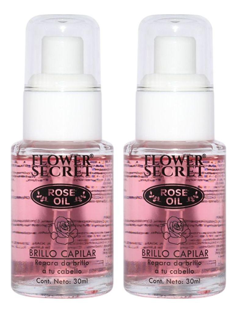 SET 2 ACEITE CAPILAR FLOWER REPARADOR DE ROSAS BRILLO LAU-5