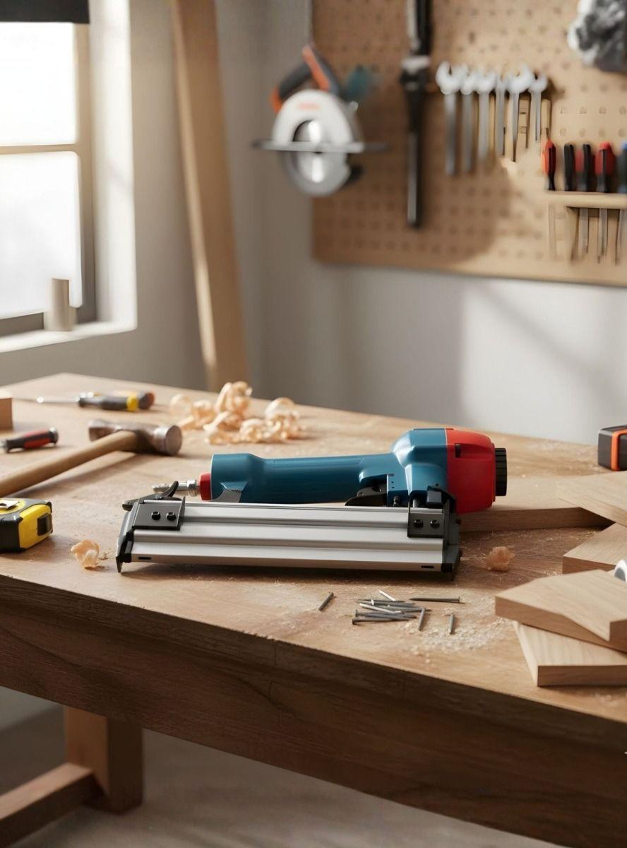 Grapadora De Aire Neumática Herramienta Sin Compresor Jhn-9