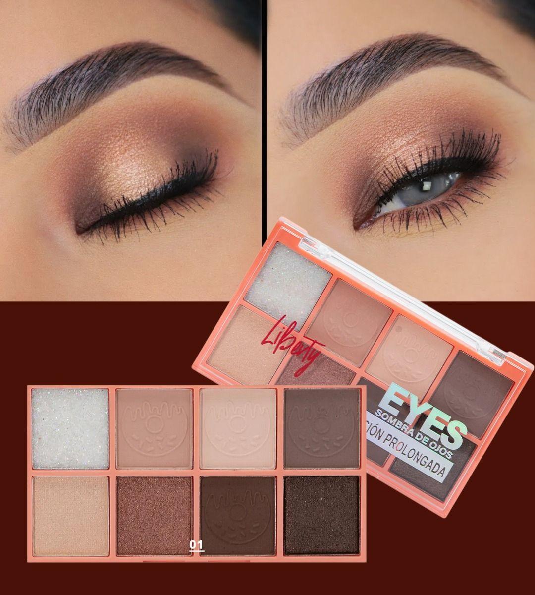 Set 3 Sombra Ojos Paleta Vibrante Duración Prolongada Jhn-6