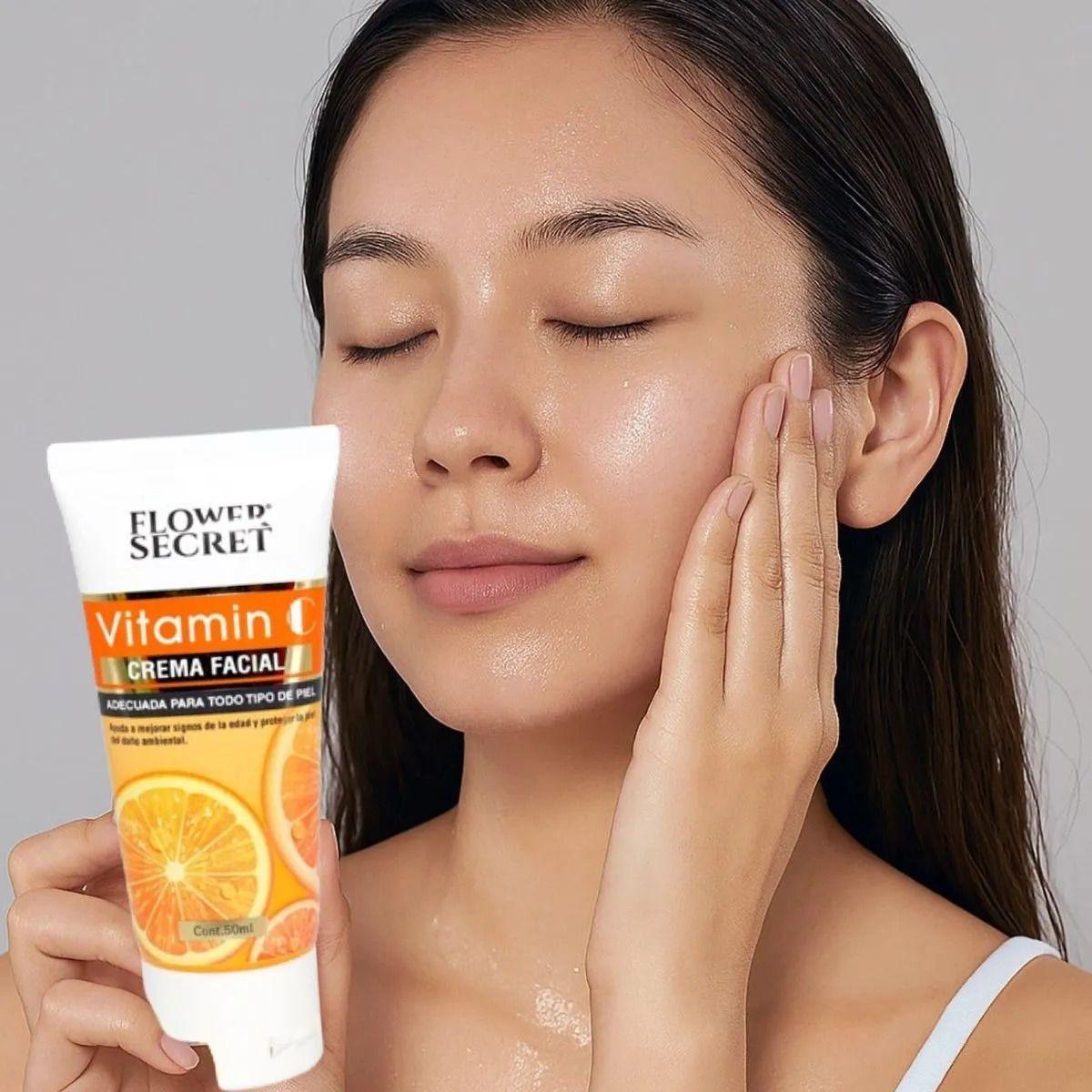 SET 2 CREMAS FACIAL VITAMINA C ANTIOXIDANTE BELLEZA LAU-2
