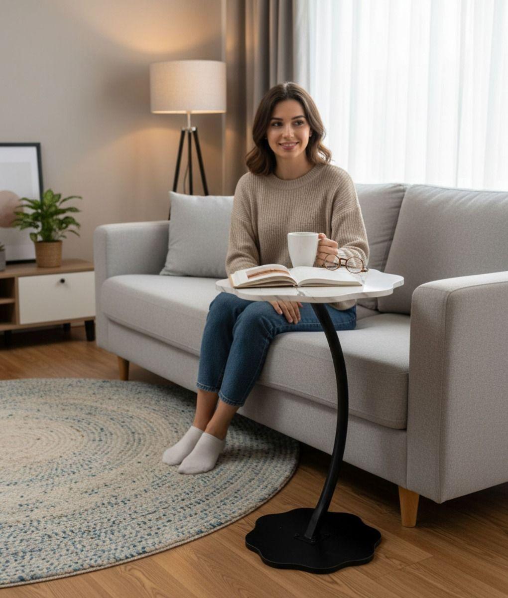 Mesa Centro Decorativa Diseño Orgánico Moderna Hogar Jhn-4