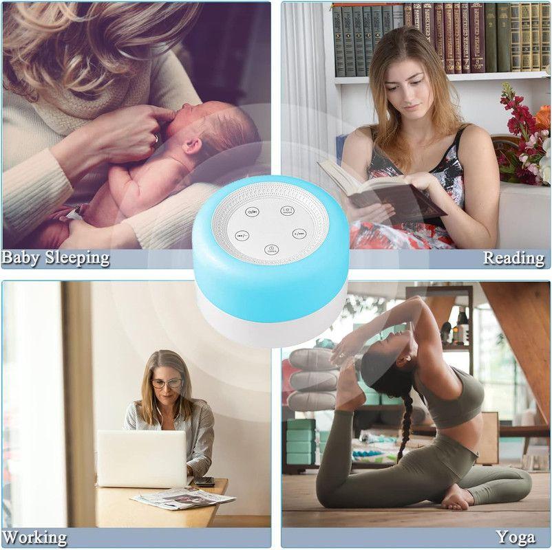 Máquina Monitor Bebe Sonido Ruido Luces Nocturnas Rondon-6