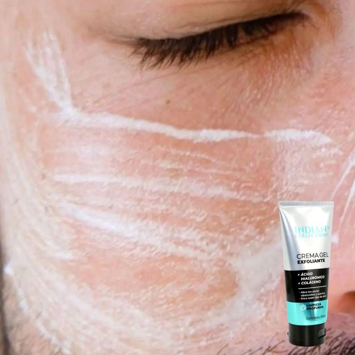 SET 3 CREMA FACIAL EXFOLIANTE HOMBRE ACIDO HIALURONICO LAU-4