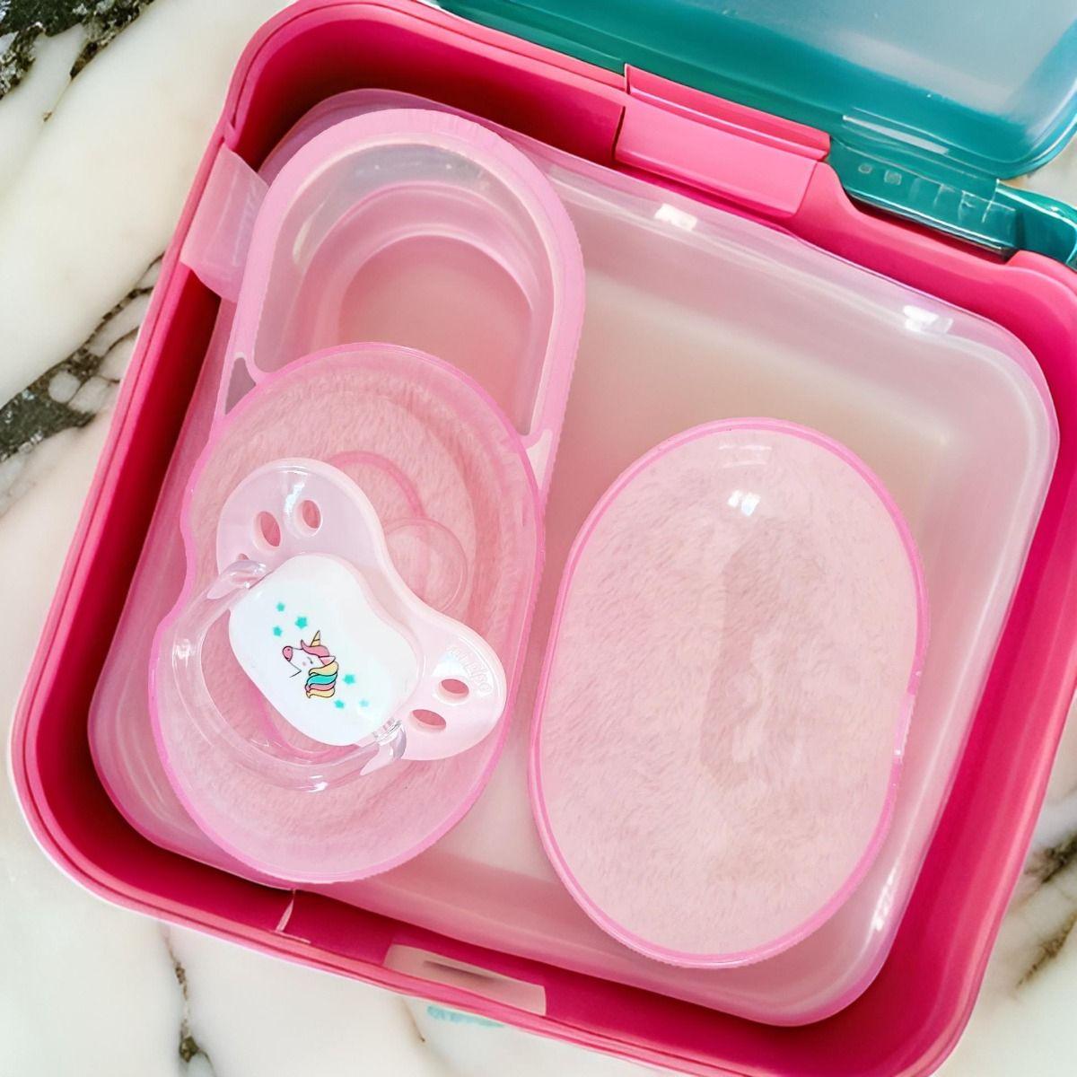 Set 12 Portachupete Mamadera Estuche Portatil Viaje Bebe Lau-6