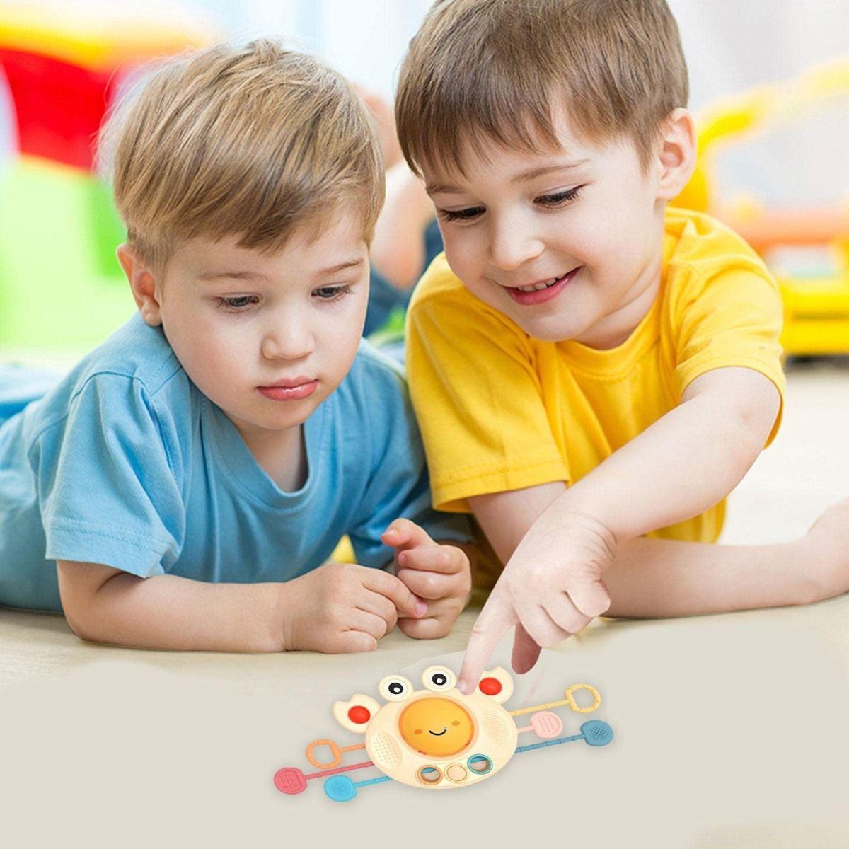 Sonajero Juguete Sensorial Denticion Estimulacion Bebe Lau-2