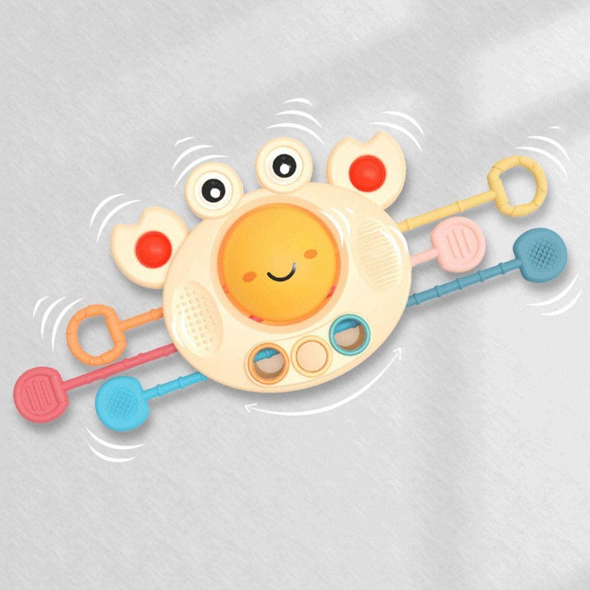 Sonajero Juguete Sensorial Denticion Estimulacion Bebe Lau-6