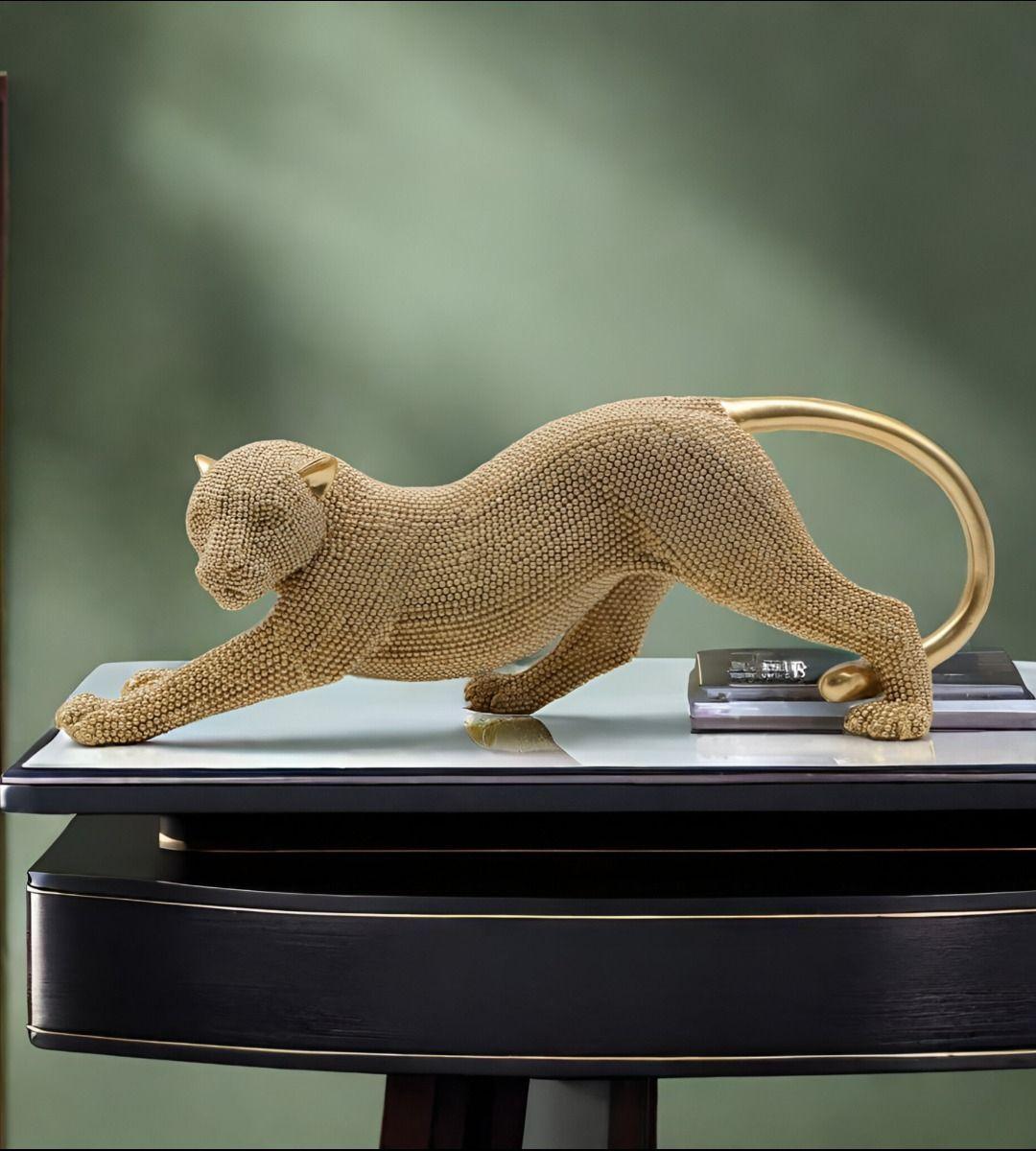 Estatua Animal Escultura Artesanía Coleccionable Dorado Jhn-8