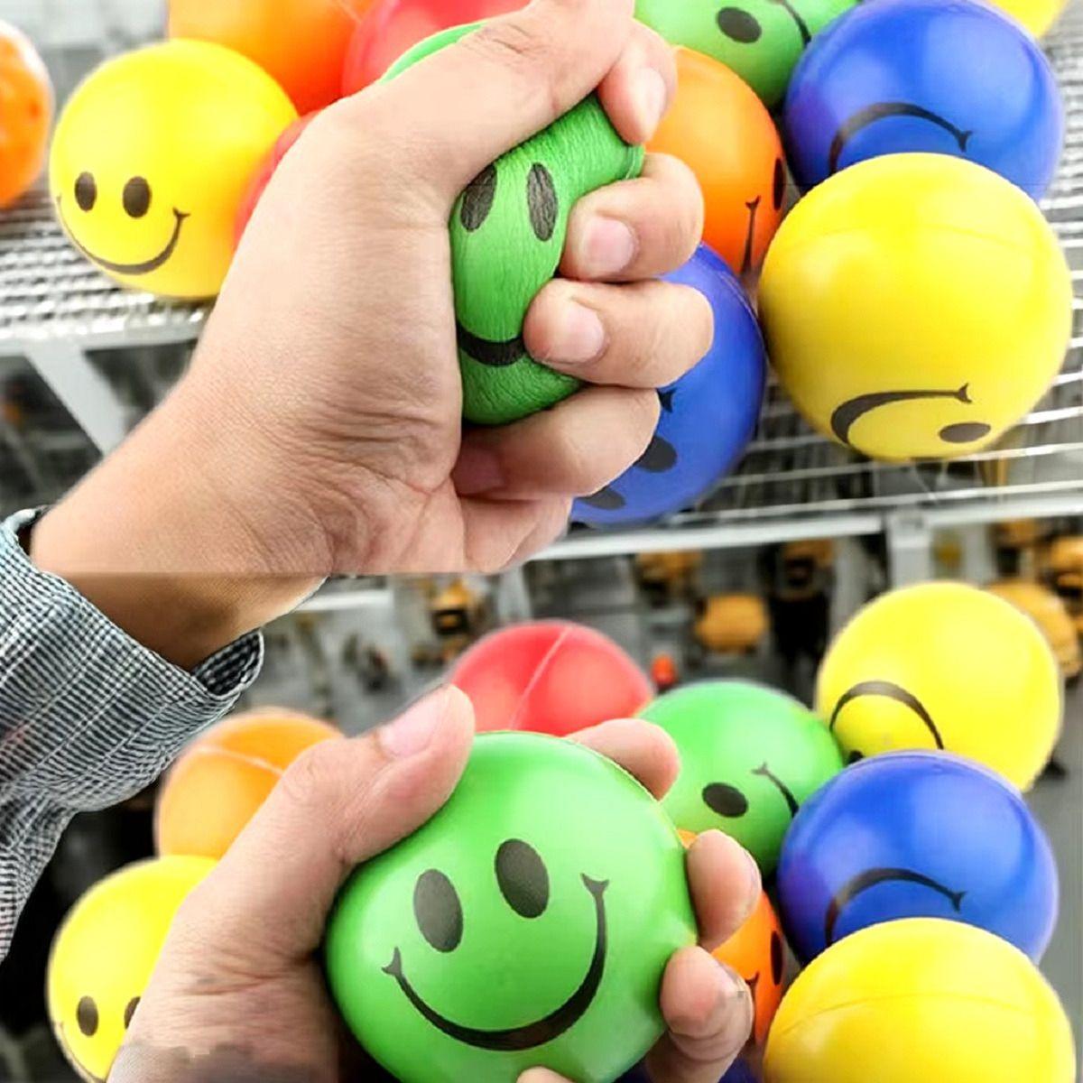 Set 24 Pelotas Antiestres Variados Espuma Niños Adultos Lau-5