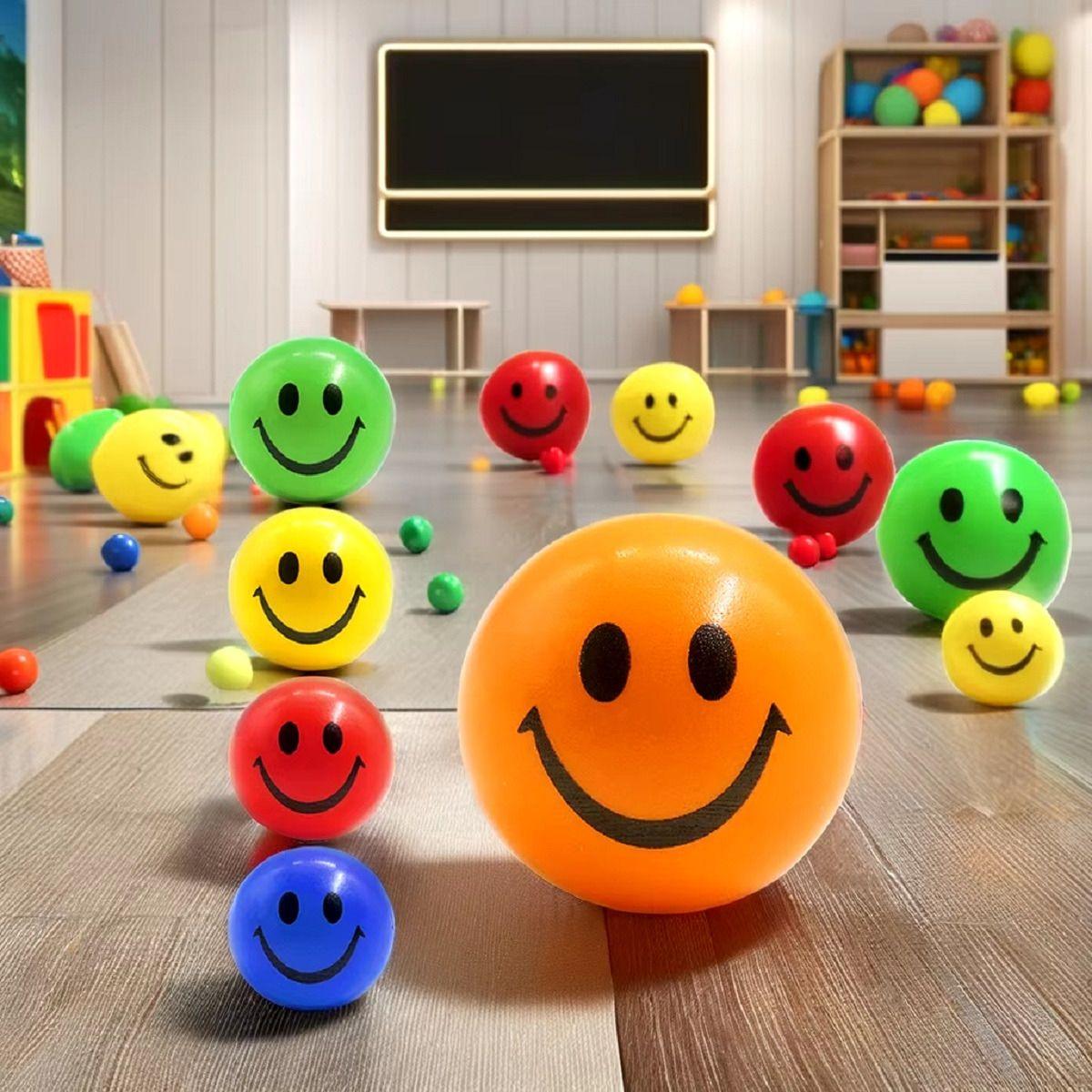 Set 24 Pelotas Antiestres Variados Espuma Niños Adultos Lau-6