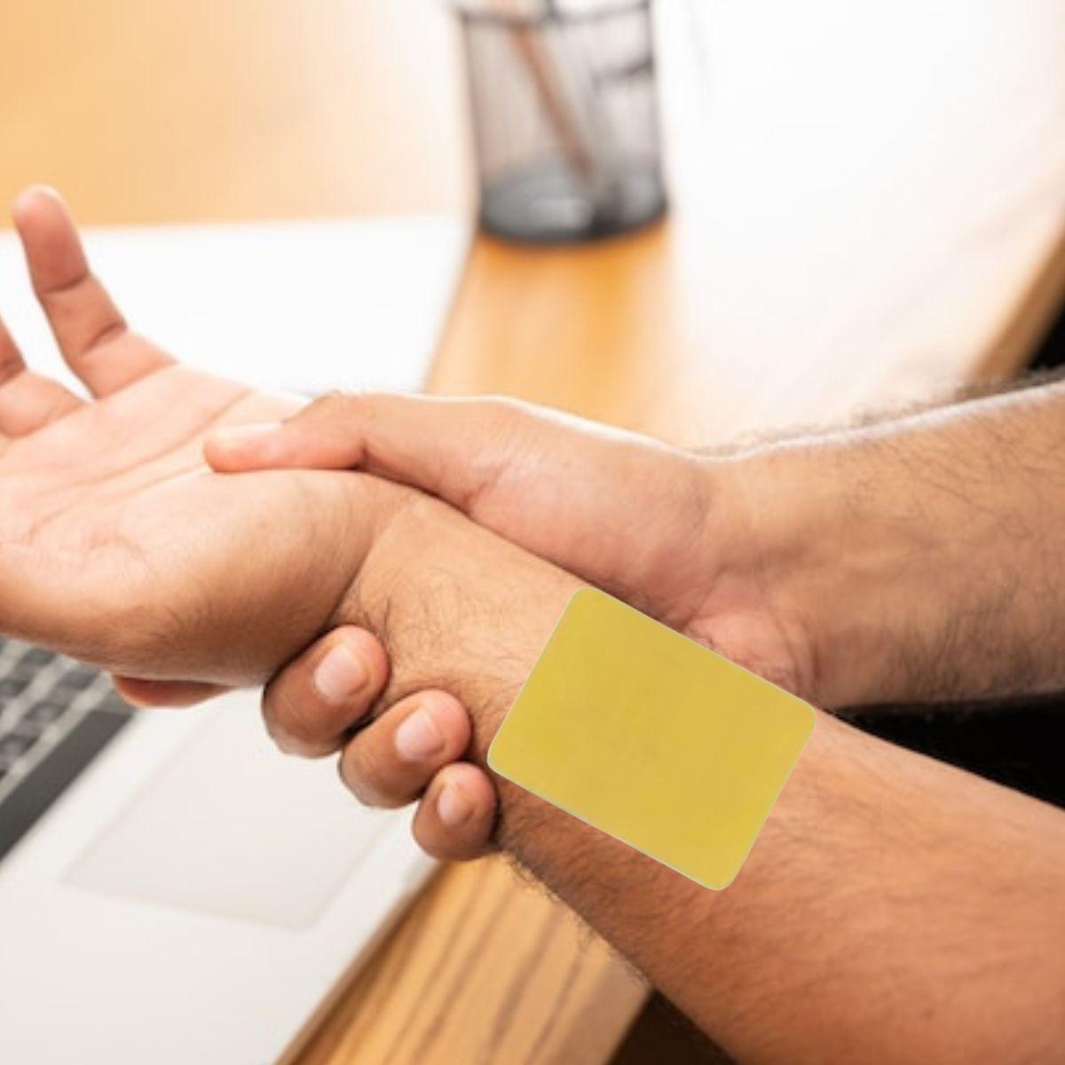 SET 8 PACK PARCHES ALIVIO DOLOR MUÑECA HERBAL LAU-7