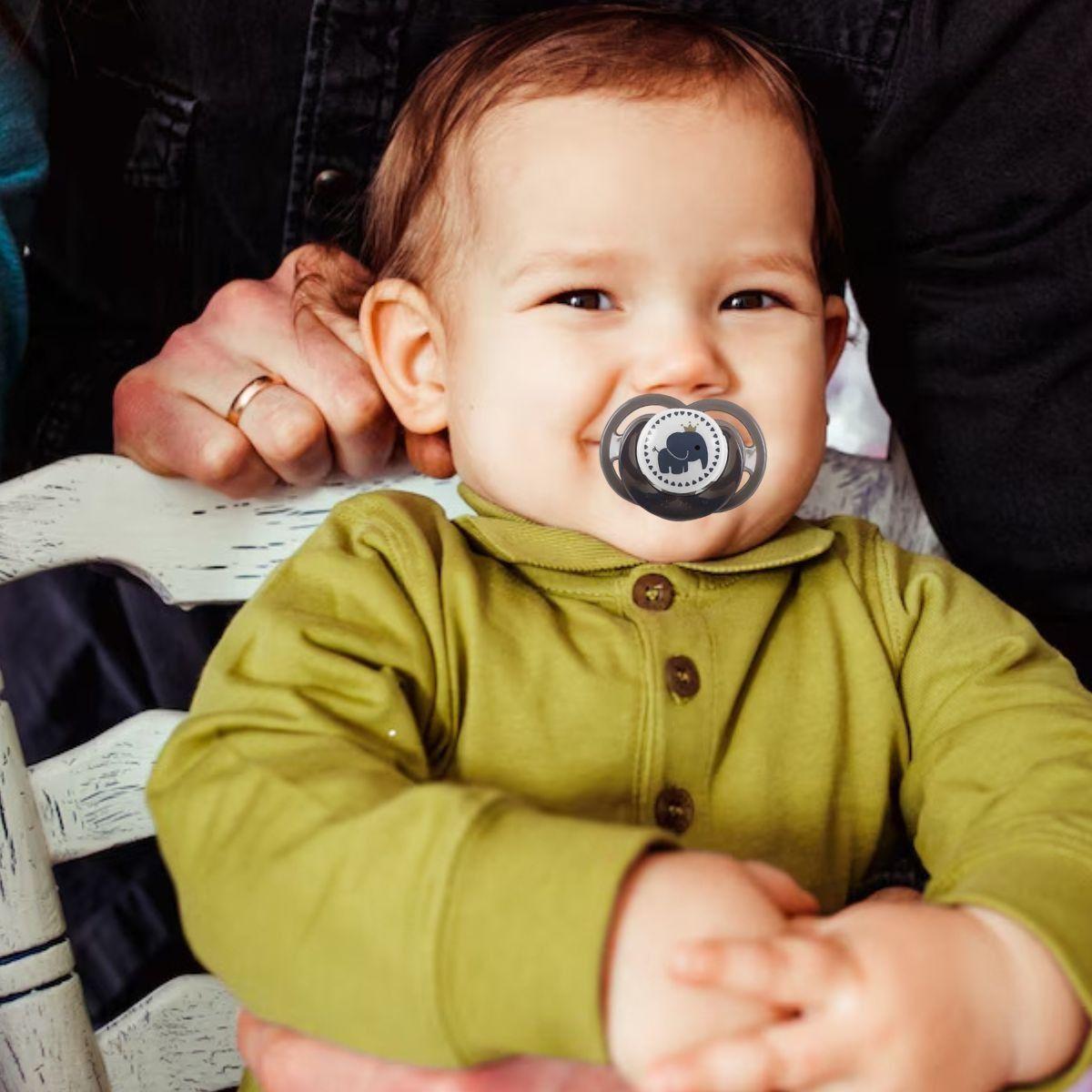 SET 3 CHUPETES ANATOMICOS DIVERTIDO PRACTICO BEBE LAU-2