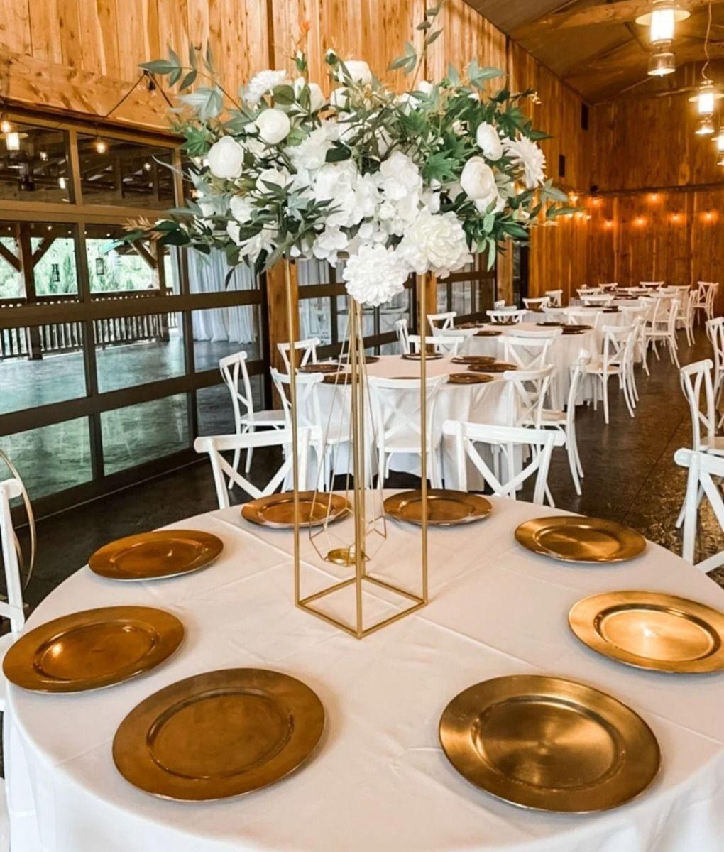 Portavelas Decorativo Candelabro Pentágono Geométrico Jhn-8