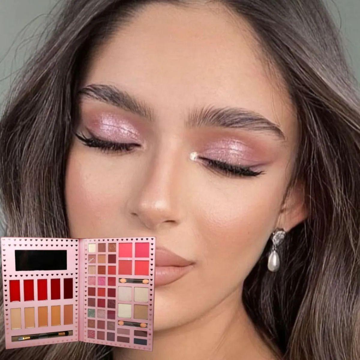 Paleta Sombras Maquillaje Profesional Colores Tipo Libro ALJ-2