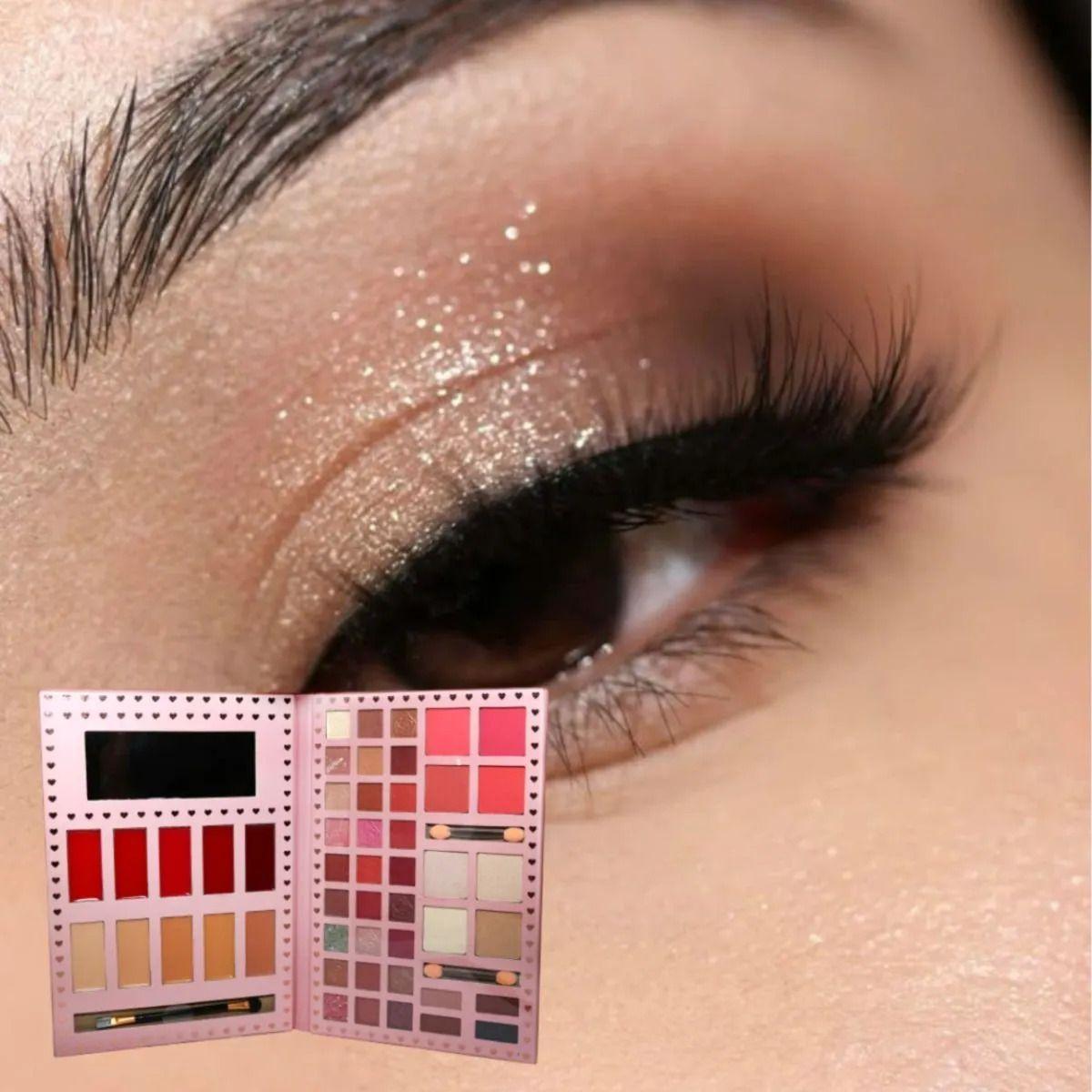 Paleta Sombras Maquillaje Profesional Colores Tipo Libro ALJ-3