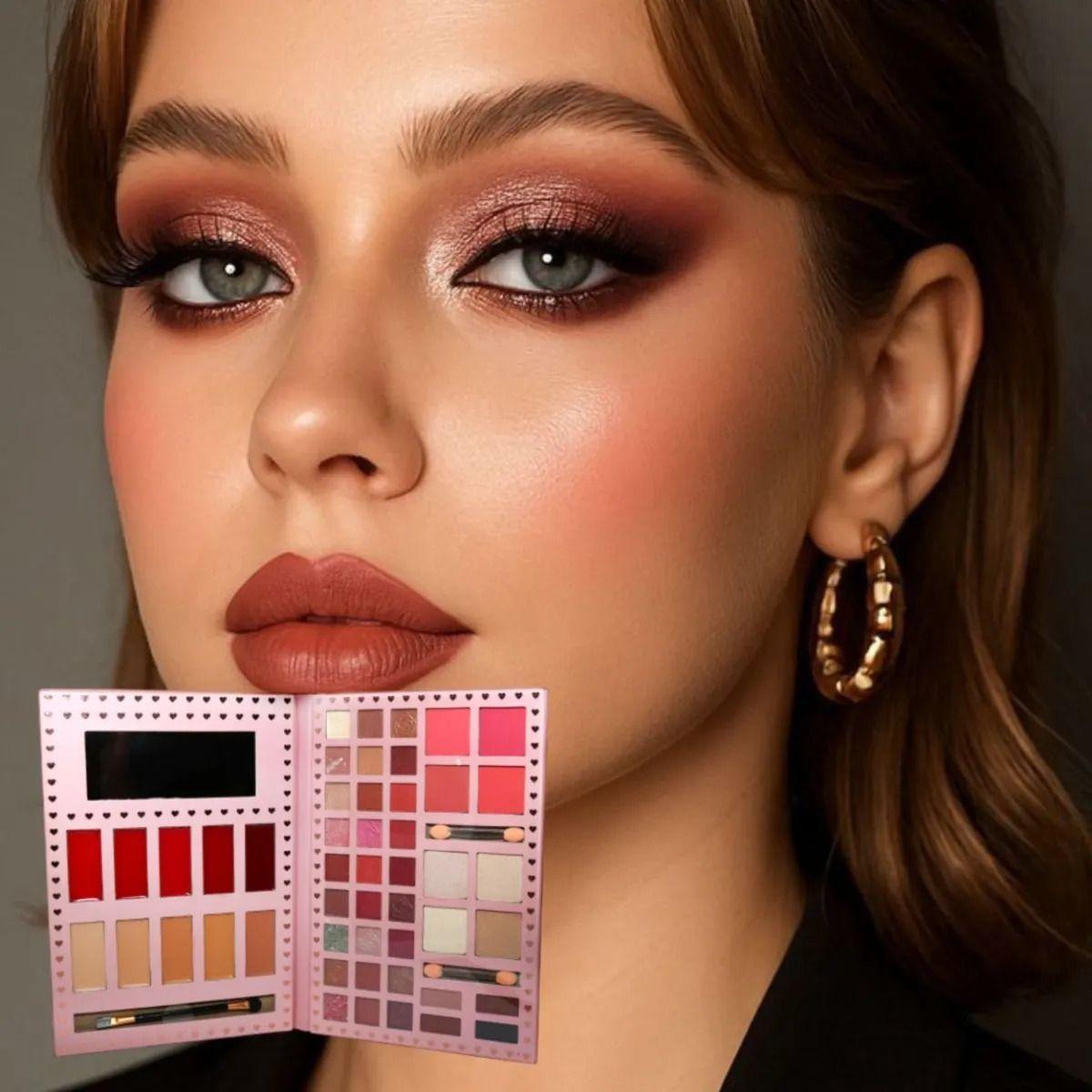 Paleta Sombras Maquillaje Profesional Colores Tipo Libro ALJ-5
