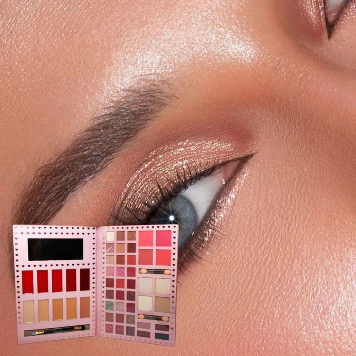 Paleta Sombras Maquillaje Profesional Colores Tipo Libro ALJ-7