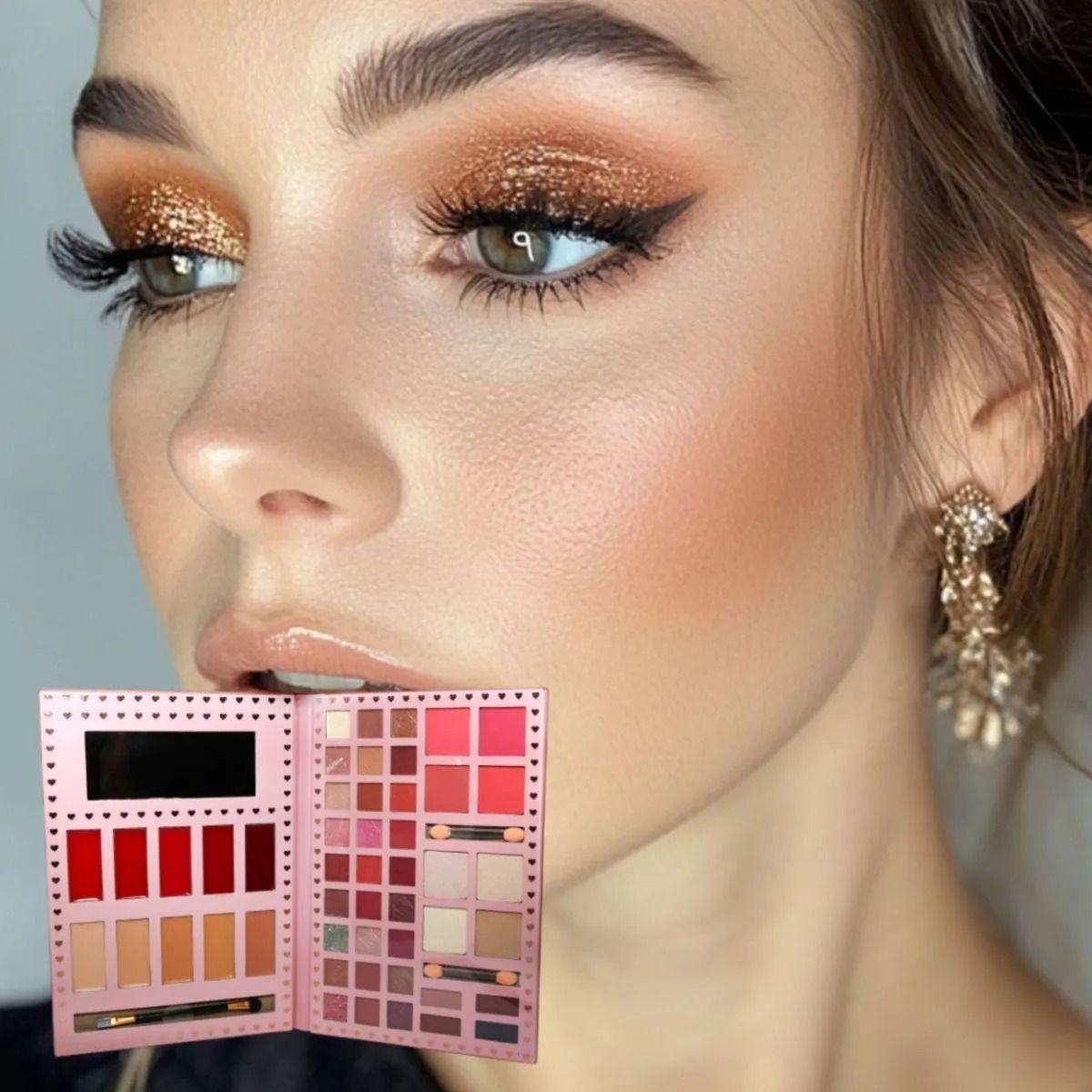 Paleta Sombras Maquillaje Profesional Colores Tipo Libro ALJ-9