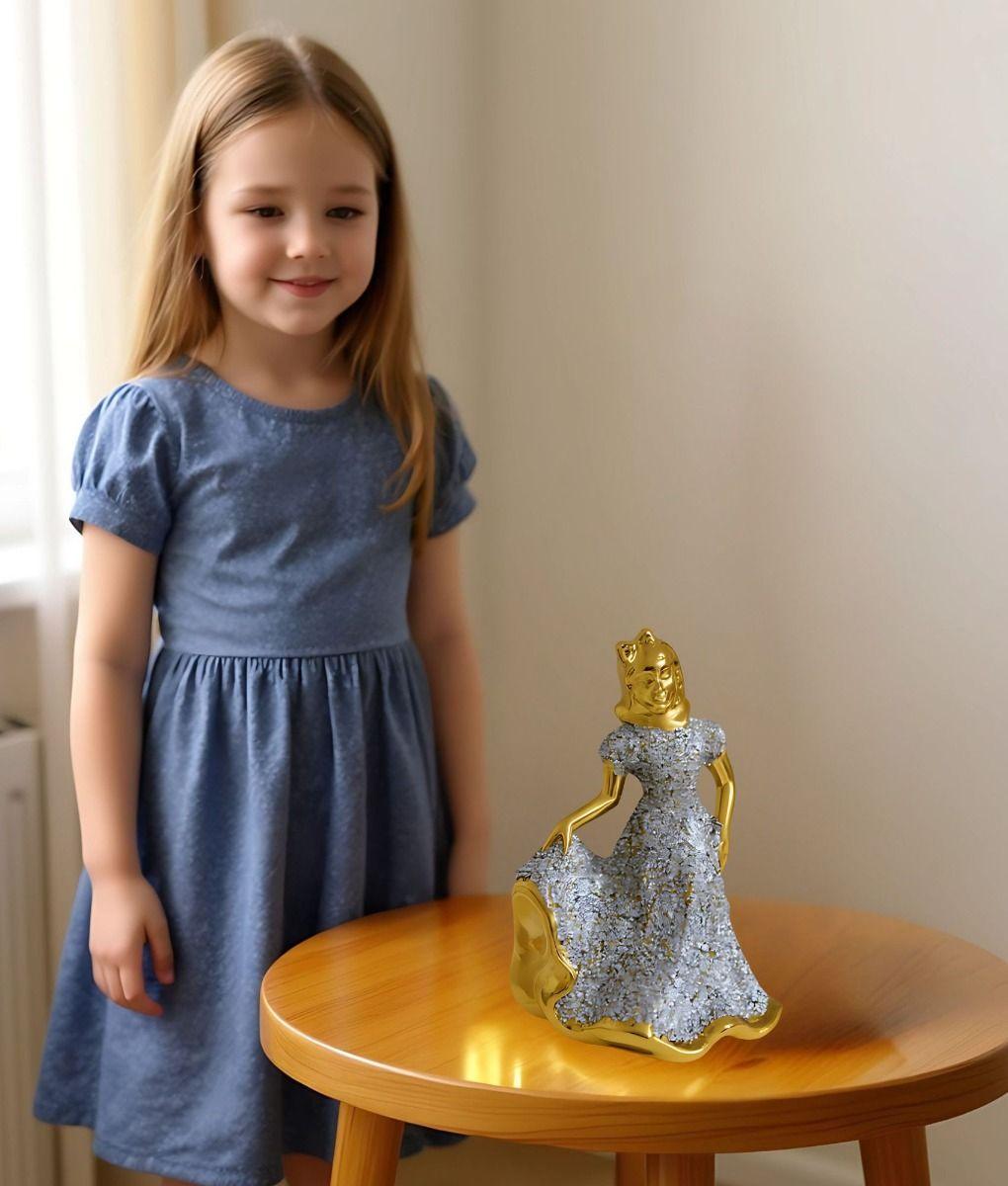 Figura Decorativa Dama Vestio Adorno Estatua Hogar Jhn-3