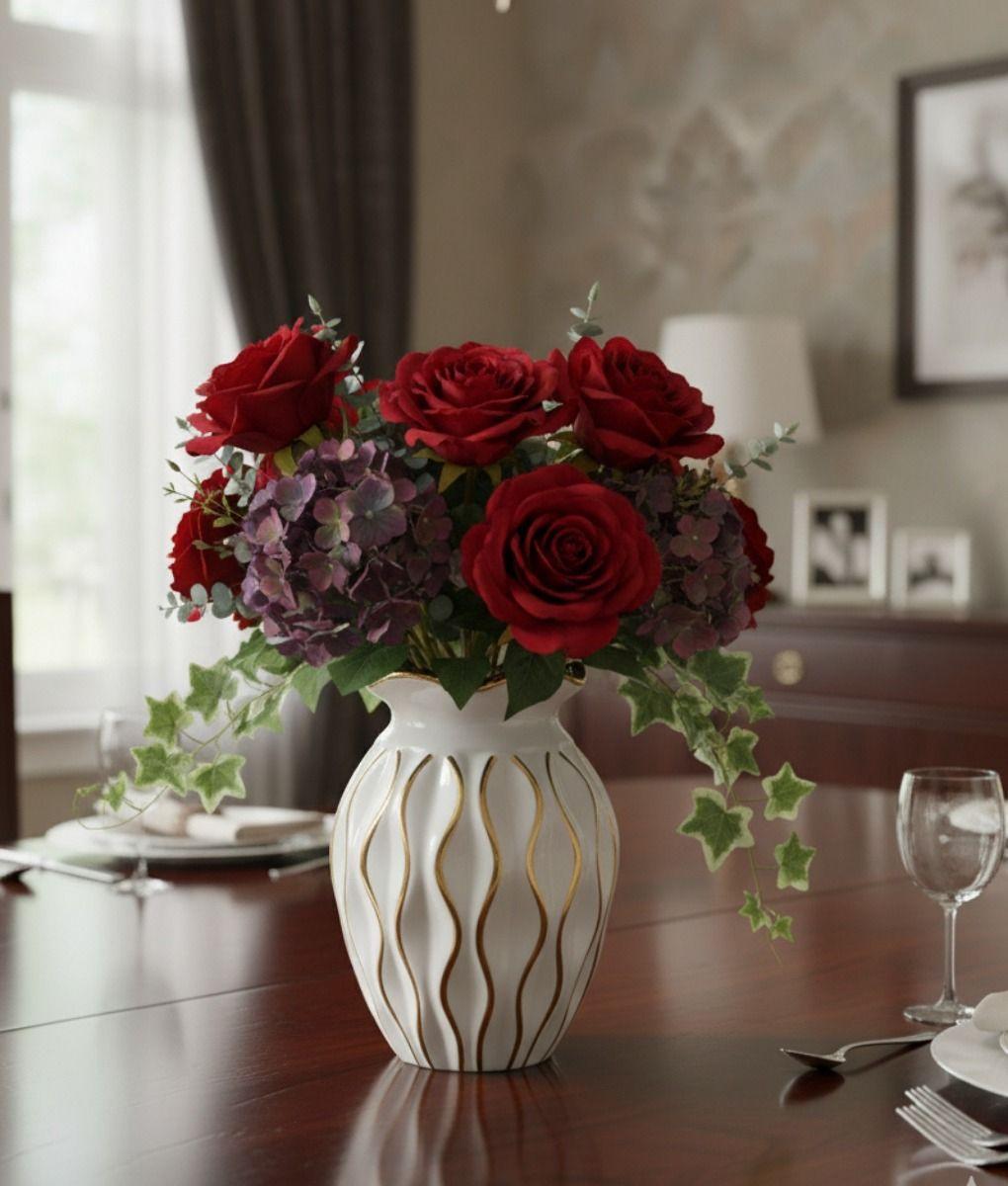 Florero Decorativo Moderno Elegante Jarrón Adorno Hogar Jhn-6