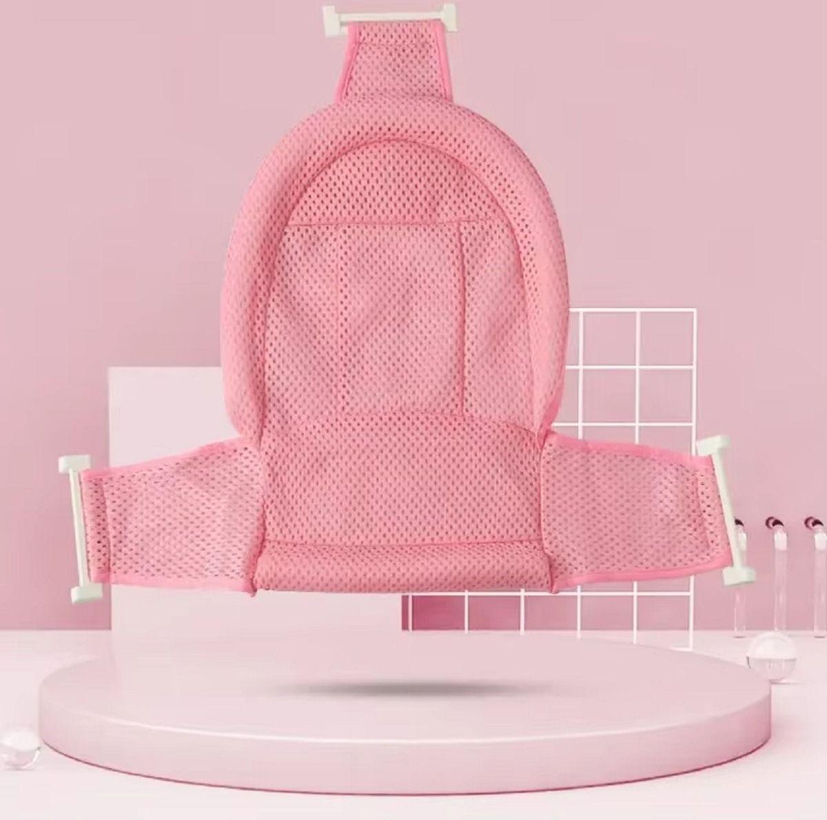 Set 3 Mallas Tina Asiento Soporte Bañera Bebes Unisex Lau-8