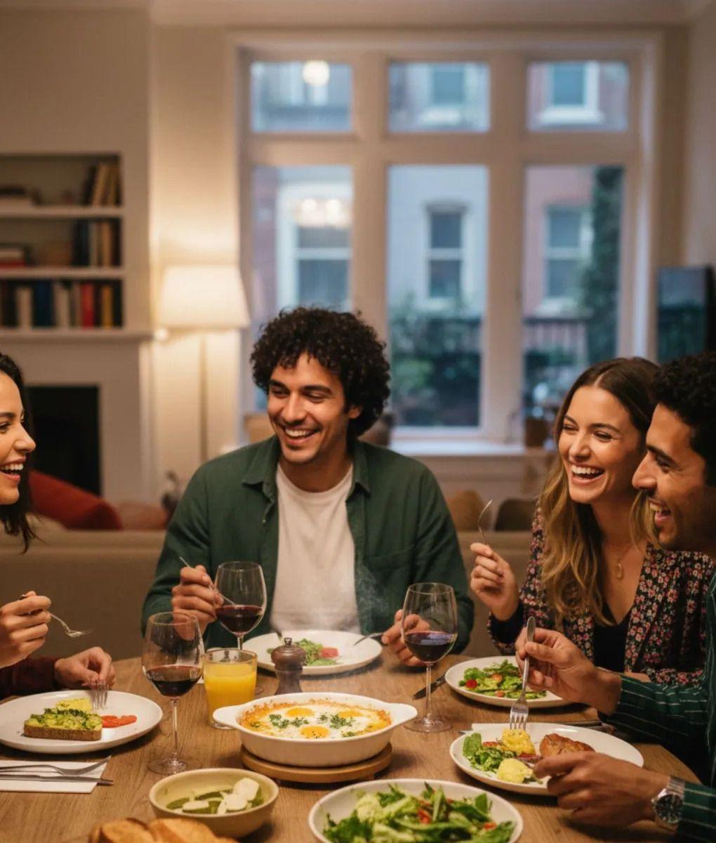 Fuente Horno Base Bambú Servir Mesa Estilo Minimalista Jhn-4