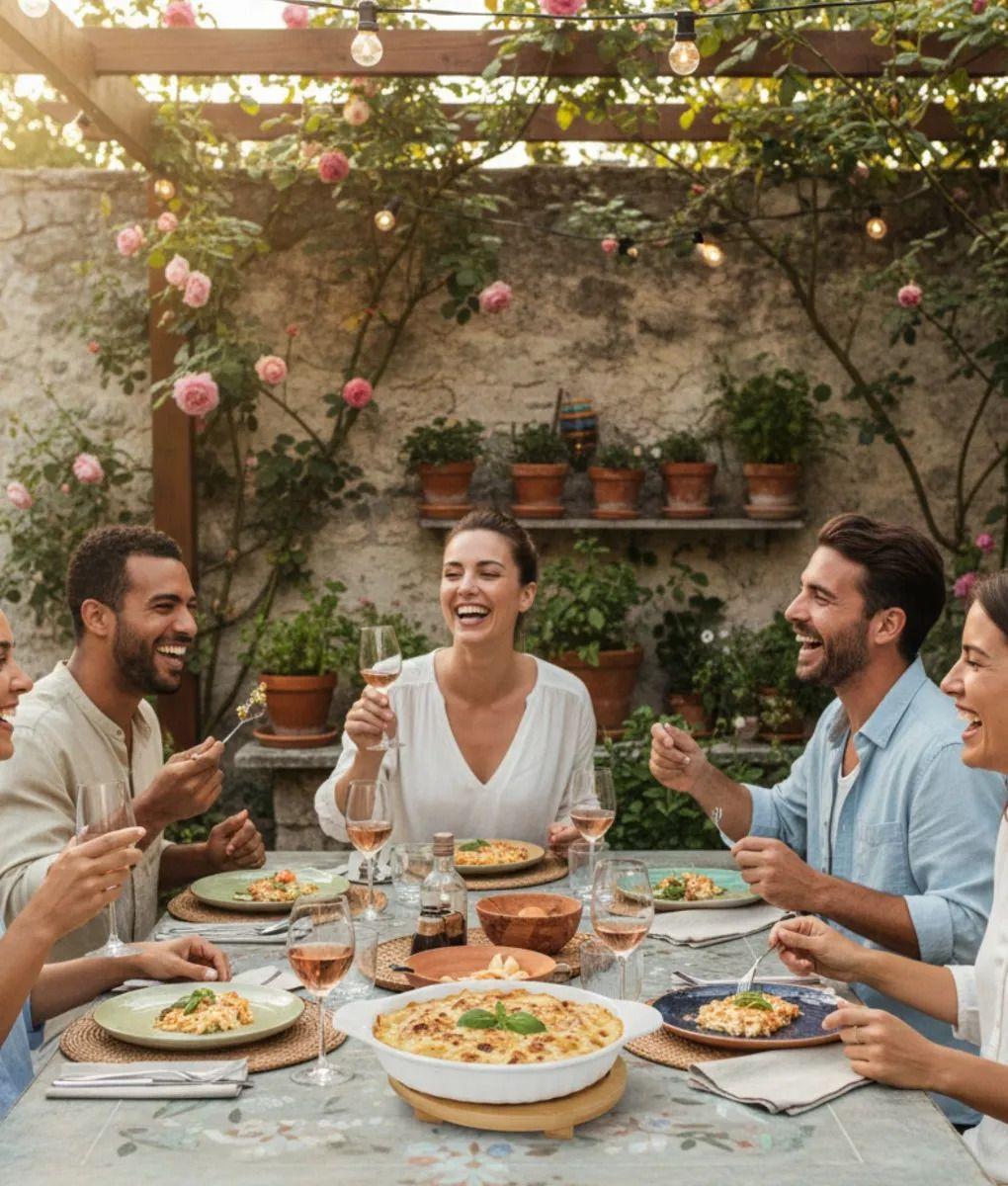 Fuente Horno Base Bambú Servir Mesa Estilo Minimalista Jhn-6