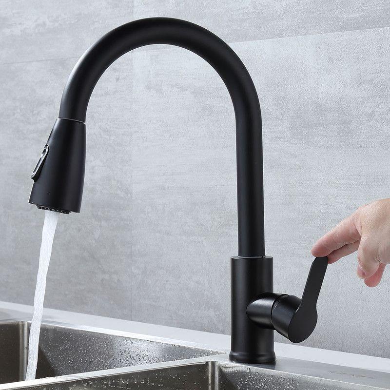 Grifo Cocina Extraíble Mezclador Agua Rotación Rondon-3