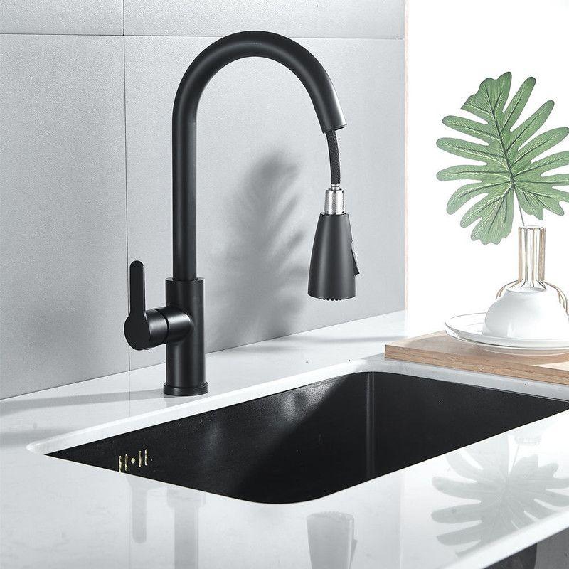Grifo Cocina Extraíble Mezclador Agua Rotación Rondon-6