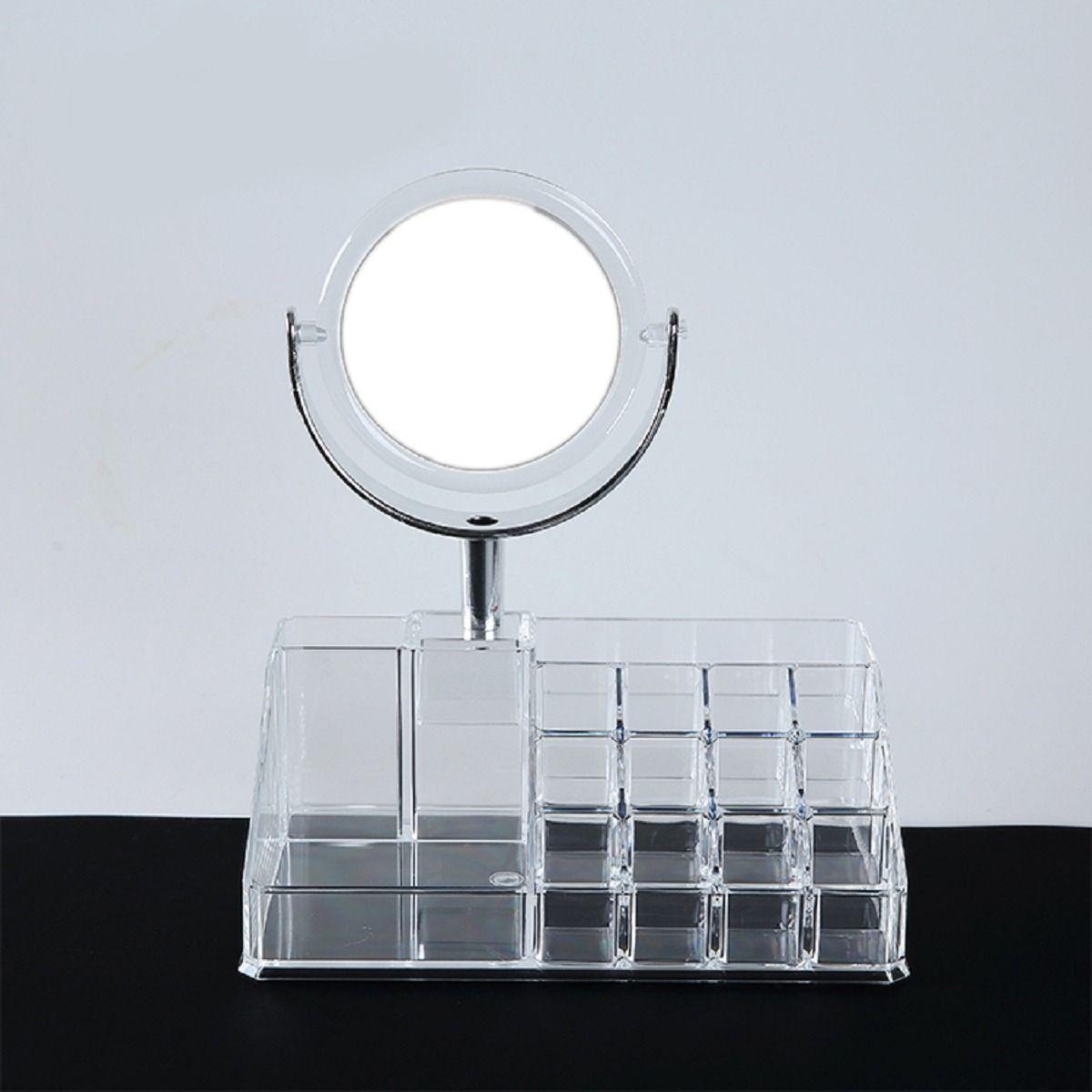 Set 2 Cosmetiquero Organizador Maquillaje Tocador Espejo Lau-1