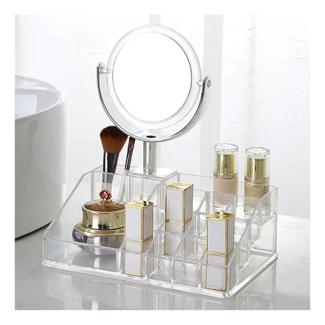Set 2 Cosmetiquero Organizador Maquillaje Tocador Espejo Lau-3