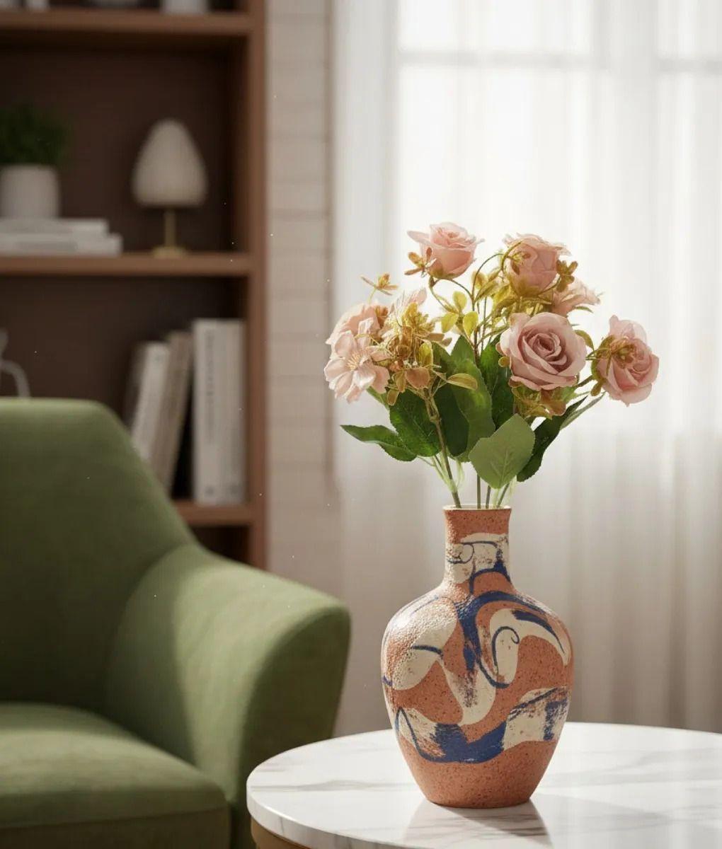 Set 4 Ramo Flores Artificiales Elegancia Floral Eterna Jhn-8