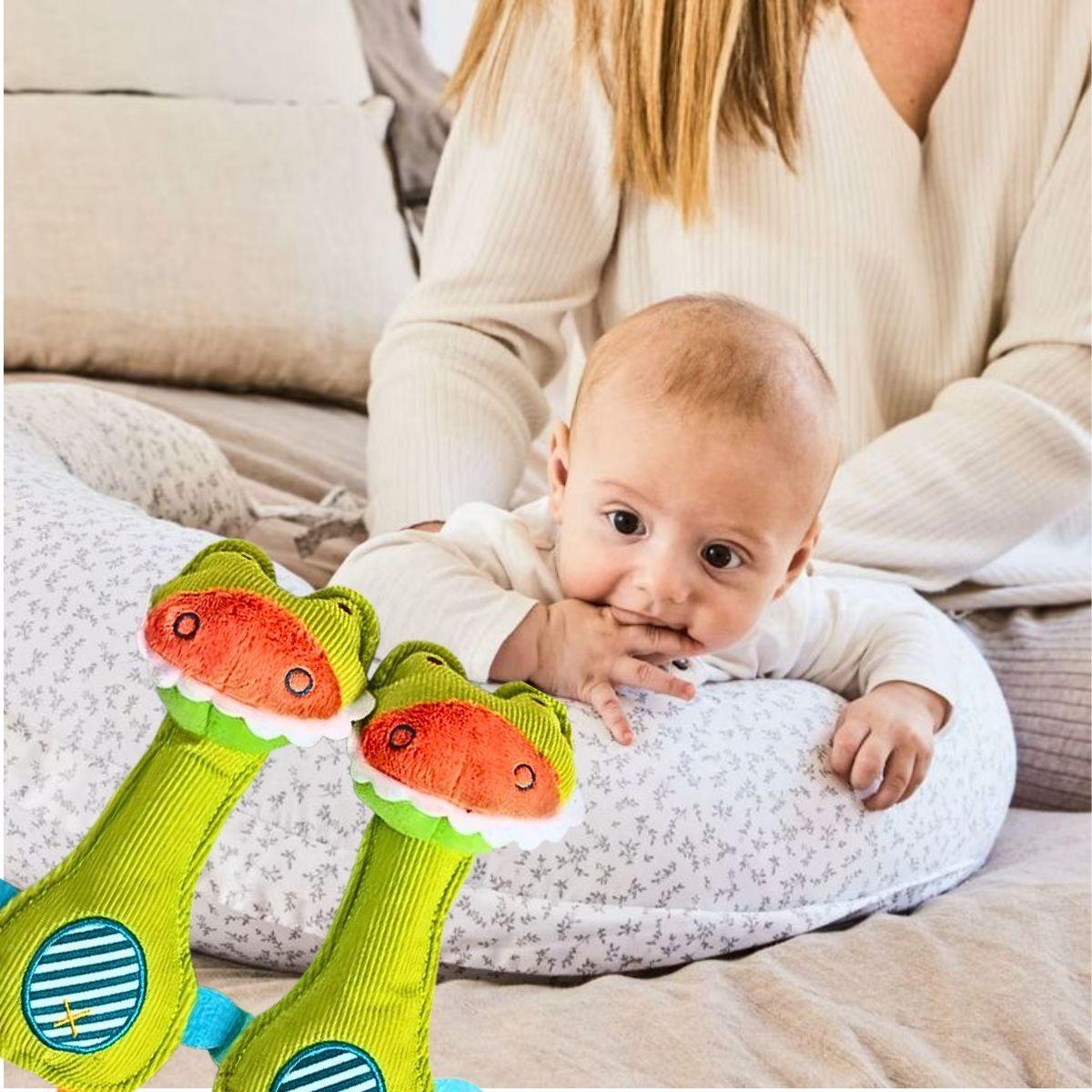 Set 3 Sonajero Mordedor Bebé Osito Peluche Divertido Lau-2