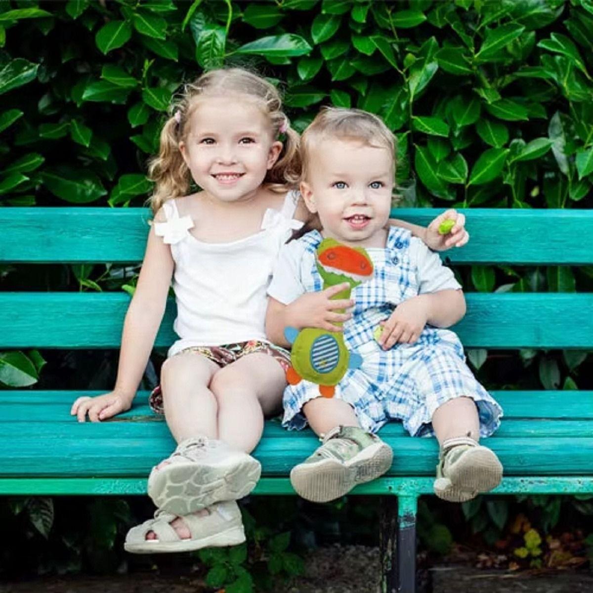 Set 3 Sonajero Mordedor Bebé Osito Peluche Divertido Lau-4