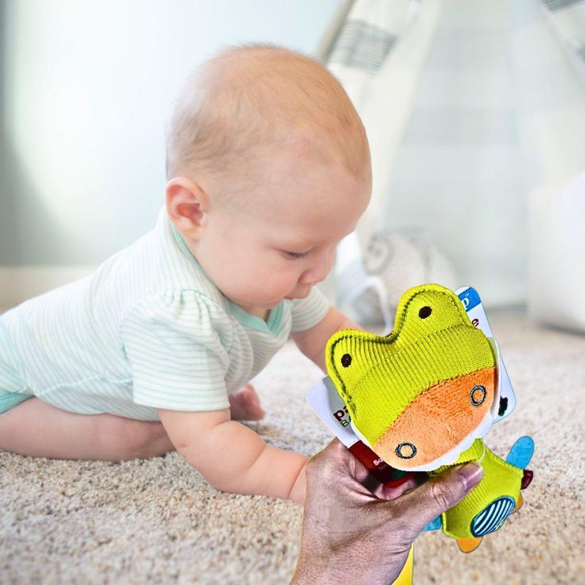 Set 3 Sonajero Mordedor Bebé Osito Peluche Divertido Lau-6