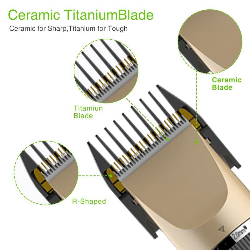 Cortadora Pelo Inalámbrico Eléctrico Barba Recargable Rondon-8