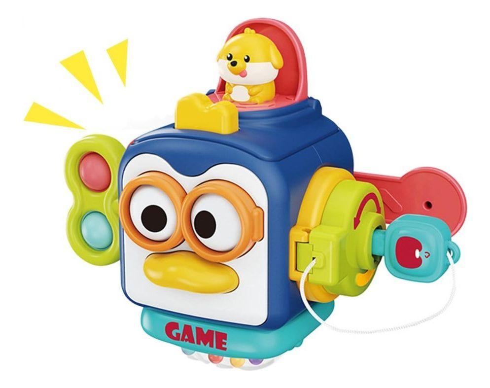 CUBO DIDACTICO JUGUETE SENSORIAL 6EN1 EDUCATIVO BEBE LAU-3