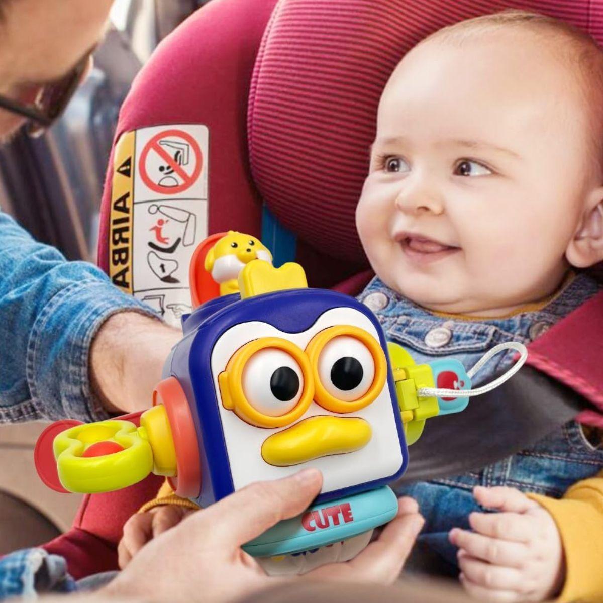 CUBO DIDACTICO JUGUETE SENSORIAL 6EN1 EDUCATIVO BEBE LAU-5