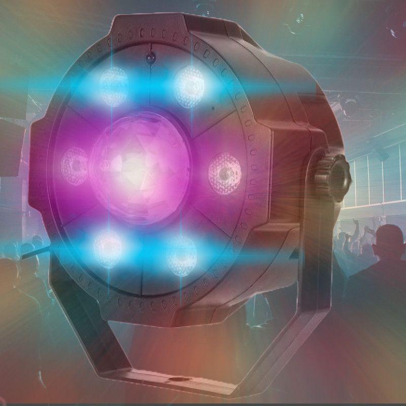 Luz Led Reflector RGBW Par LED Luz Disco Fiesta Rondon-3
